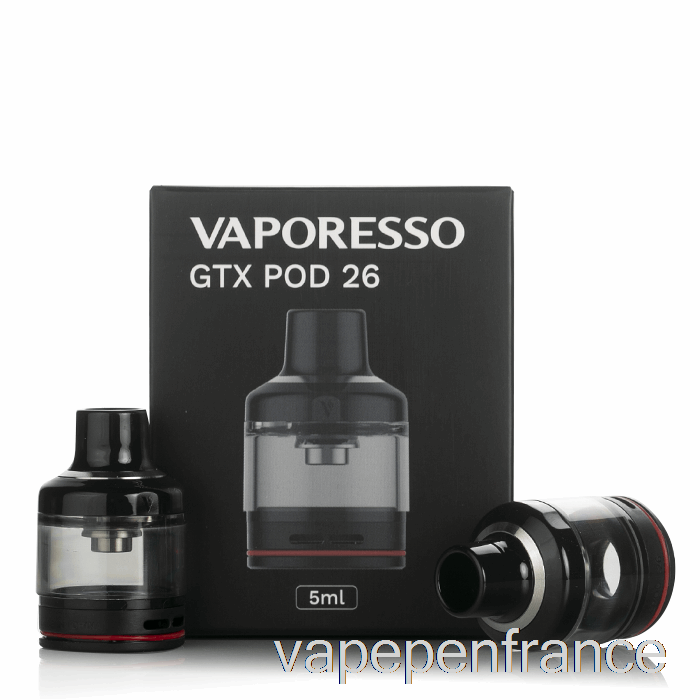 Vaporesso Gtx Pod 22 Et 26 Dosettes De Remplacement 5 Ml Gtx 26 Pods Stylo Vape